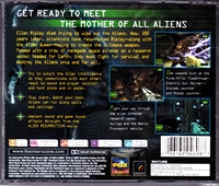 Sony PlayStation Alien Resurrection Back CoverThumbnail